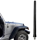 AntennaMastsRus - The Original 6 3/4 Inch is Compatible with Jeep Wrangler JK - JL - Gladiator (2007-2020) - Car Wash Proof Short Rubber Antenna - Internal Copper Coil - Premium Reception