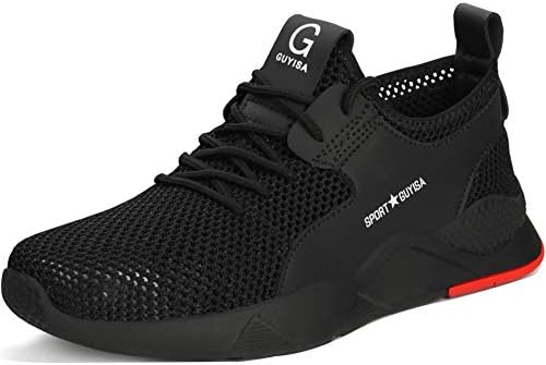 Superwl Summer Safety Shoes for Man Women Steel Toe Trainers Work Shoes Safety Lightweight Sneaker Size 35-50