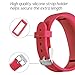 Mosstek Bands Compatible with Garmin Vivofit 3/jr/jr 2, Soft Silicone Replacement Sport Wristbands for Kids Girls Boys Women Men Small Large