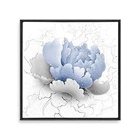 Framed Canvas Wall Art Sketch Canvas Prints Home Artwork Decoration for Living Room,Bedroom - 16x16 inches
