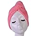 YYXR Microfiber Hair Drying Towel Ultra Absorbent Twist Hair Turban Drying Cap Hair Wrap (Rose)