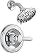 Delta Faucet Lahara 14 Series Single-Function Shower Faucet Set, 5-Spray Shower Head, Shower Handle, Chrome Shower Faucet, Delta Shower Trim Kit, Chrome T14238 (Valve Not Included), Without Rough