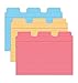 Jot & Mark Tabbed Index Cards | 4x6 Notecard Dividers with Organizing Tabs for Flash Cards, Business Cards, Coupons, and Home Organization