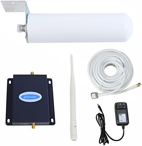 Phonelex ATT T-Mobile Cell Phone Signal Booster Repeater 4G LTE 700Mhz FDD Cell Phone Booster Mobile Signal Amplifier (Whip&Omni N)