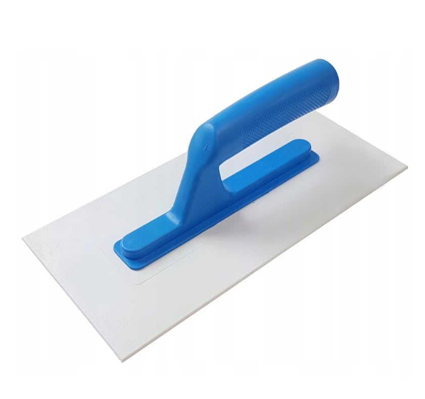 Plastic Trowel ABS 11" Rendering Texturing Top Coat Cement Float Trowel 280 x 140 x 3 mm (Blue)