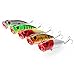 A-SZCXTOP Fishing Lures Topwater Floating Popper Poper Lure Hooks Bait Bass Crankbait (Type2)