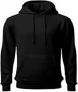 Gift Hub Black Hoodies Unisex UK Cotton Pullover Sweatshirt XL