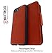 Dreem Fibonacci 2-in-1 Wallet Case for Apple iPhone SE 3 (2022), SE 2, & 8/7 - Luxury Vegan Leather, Magnetic Detachable Shockproof Phone Case, RFID Card Protection, 2-Way Flip Stand - Caramel