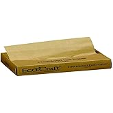 Bagcraft Papercon 016008 EcoCraft Interfolded Dry Wax Deli Paper, 10-3/4" Length x 8" Width, NK8 Natural (12 Packs of 500)