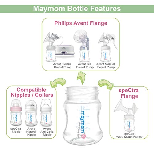 image for Maymom Pump Parts for Spectra S2 Spectra S1, 21mm Flange, Valve Tube B