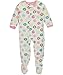 Carters Little Girls 1-Piece Microfleece PJs Fox Pink