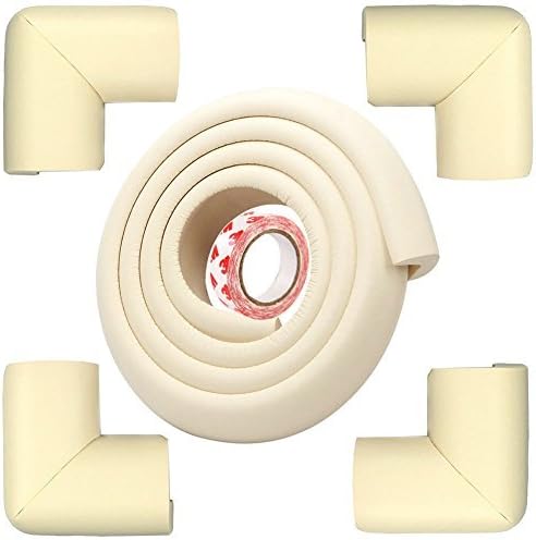 EXTRA DENSE Child Safety Protectors &amp; Furniture Bumpers Set,Extra Thick Premium Baby Safety Guard Set- 2 Meters+4 Corners
