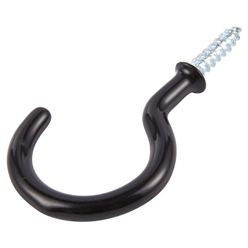 20 Pieces Ceiling Hooks Rubber Coated Screw Hooks for Holding Tea