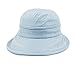 Womens 2in1 Wide Brim Summer Folding Anti-UV Golf Tennis Sun Visor Cap Beach Hat,Blue,One Size