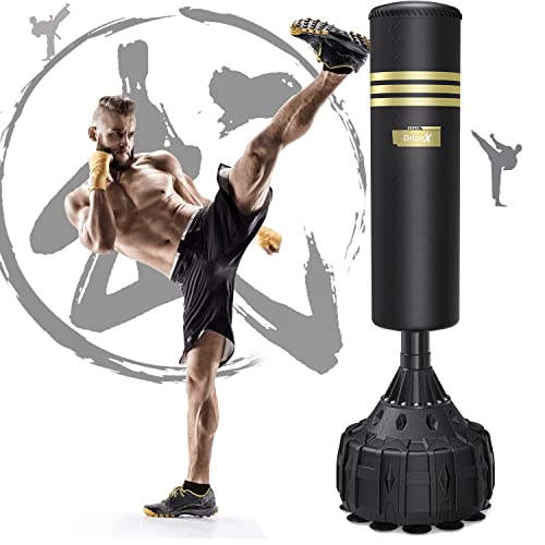 Dripex Freestanding Punching Bag- Heavy Boxing Bag with Stand for