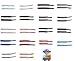 Mixed Color Oval Shoelaces for Sneakers Boots and Shoes By Max Shoelaces-choose Your Colors Sizes