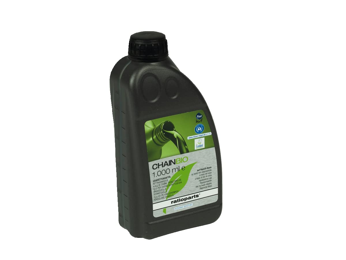 Ratio Parts Kettenhaftöl Biodegradable Chainsaw Oil 1 Litre for Saw Chains and chainsaws