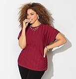 Avenue Women's Windowpane Ruched Pullover