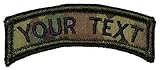 Custom Text Tab Patch W/velcro - Military/morale