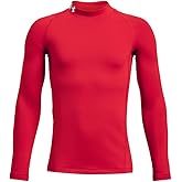 Under Armour Boys ColdGear Armour Mock Long Sleeve T-Shirt (Big Kids)