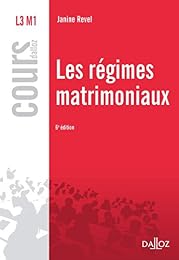 Les  régimes matrimoniaux