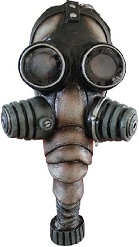 Gas Mask Latex Adult Bio Chemical Army Military Costume Prop Halloween