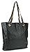 Scarleton Tote Bag for Women, Faux Leather Purses and Handbags, Shoulder Bag, Top Handle Satchel, Hobo Bag with Pouch, H1035 (Black BA, Medium)