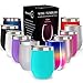 CHILLOUT LIFE 12 oz Stainless Steel Tumbler with Lid & Gift Box - Wine Tumbler Double Wall Vacuum Insulated Travel Tumbler Cup for Coffee, Wine, Cocktails, Ice Cream Sweat Free, Powder Coated