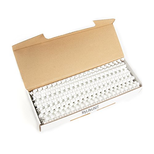 image for MyLifeUNIT Plastic Comb Binding Spines, 20 Sheets 5/16” Diameter Bin