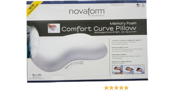 Novaform Memory Foam Comfort Curve Pillow Amazon Ca Home Kitchen