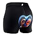 KUYOU 4D Padded Cycling Shorts Men Women, Breathable Bicycle Bike Shorts Underwear