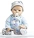 SanyDoll Reborn Baby Doll Soft Silicone 22inch 55cm Magnetic Lovely Lifelike Cute Lovely Baby cute doll birthday gift