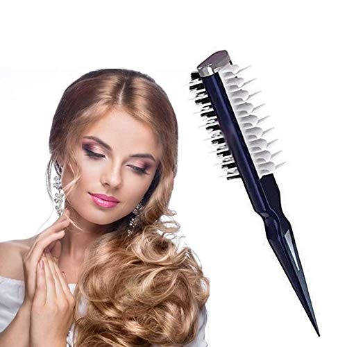 2PCS Hair Style Comb Instant Hair Volumizer,Hair Styling Comb Shark Brush,Portable Combing Brush Multi Fuction for All Hair Types Women Men
