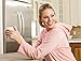 Softies Women's Ultra Soft Hooded Snuggle Lounger with Kangaroo Pocket, Pink, L/XL