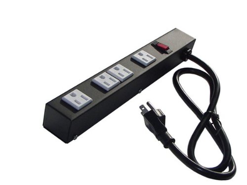 12inch 4 Outlet Metal Power Strip