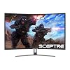 Sceptre 24-Inch Curved 144Hz Gaming Monitor AMD FreeSync 99% sRGB HDMI DisplayPort, Build-in SpeakersMachine Black