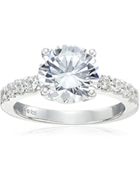 Sterling Silver Cubic Zirconia Ladies Ring