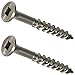 #8 Deck Screws, Select Length in Listing, 18-8 Stainless Steel, Square Drive, Type 17 Wood Cutting Point, Quantity 100 (#8 x 1