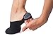 Stomper Joe Bamboo Athletic No Show Socks for Women. 3 Pck Cushioned Sole, GRAY,XS