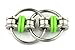 Tom's Fidgets Original Flippy Chain Fidget Toy - Perfect for ADHD, Anxiety, and Autism - Bike Chain Fidget Stress Reducer for Adults and Kids (1, Green)