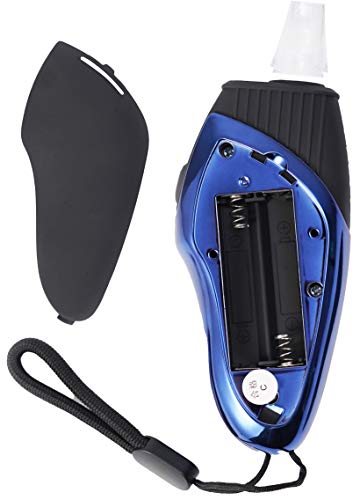 MELORIY Upgrade Alkoholtester Polizeigenau - Promille-Tester Alkomat mit 11 Mundstücke und 1 Stofftasche