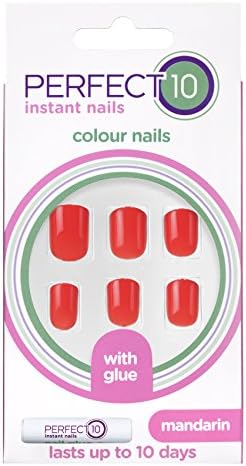 Eylure Perfect 10 Colour Nails, Mandarin