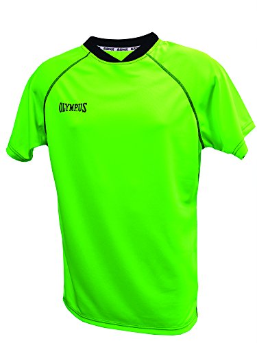 Olympus Basic Rugby Jersey, Lime/Black, Adult XX-Large