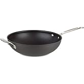 Cuisinart 626-32H Chef's Classic Nonstick Hard Anodized 12.5-Inch Stir Fry Pan, Black/Stainless Steel