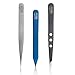 Bodyline Basics Tweezer Set for Eyebrows Chin Hair Splinters and Ingrown Hairs - Precision Tweezers for Facial Hair Removal