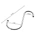 JINHEZO Premium 10-Pack Larger Round S Shaped Hooks in Polished Stainless Steel Metal, Hangers Hanging for Kitchen, Work Shop, Bathroom, Garden, Kitchenware Pots Utensils, Clothes, Bags, Towels