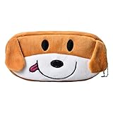 Start Cartoon Plush Portable Pencil Case Pen Bag For School Kids (Dog)
