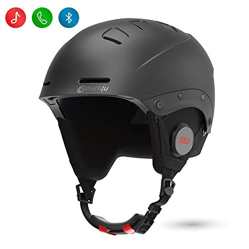 smart4u Smart Ski Helmet SS1 with Bluetooth Ski & Snowboard Helmet Audio,Walkie-Talkie/Push-to-Talk