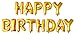 Golden Happy 75th Birthday Decorations Letter Balloon Set, Helium Large 40'Inch 75 Number Balloon, 16 Inch Gold Letter Mylar Foil Balloon and 2 Heart Shape foils. Free Bonus-Metallic Balloons