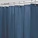 InterDesign Mildew-Resistant PEVA 3 Gauge Shower Liner, Stall 54 x 78, Navy